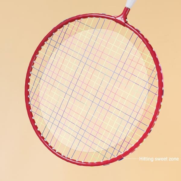 1 Sett Barnebadmintonracketer Doble Racketter ROSA pink