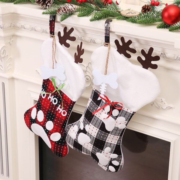 Julstrumpor Julklappsväska RÖD Red