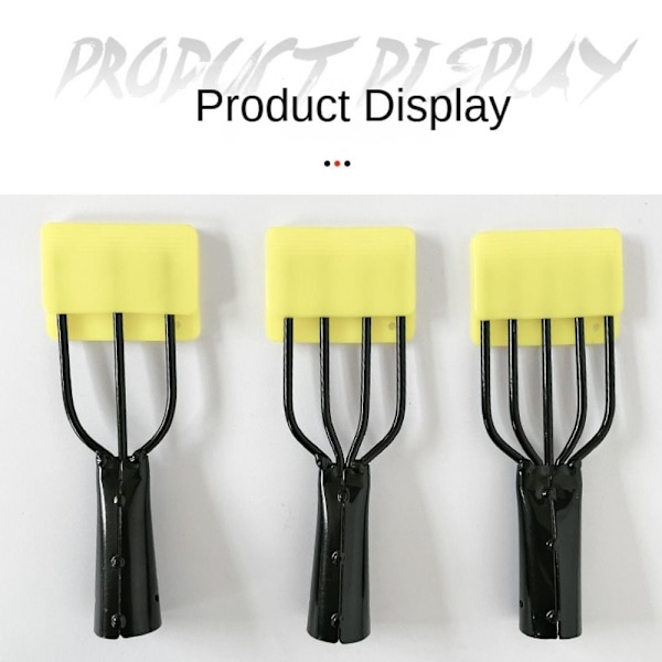 Fiskespyd Harpun Gaffel Fisk Pigthakket Spyd Gig Fork 4 GRUNDER 4 Prongs