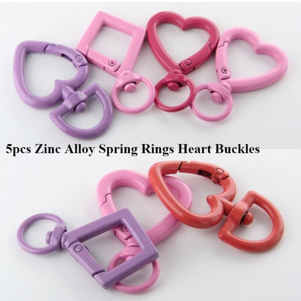 5 stk Spring Ring Spænder Punge Håndtasker Karabinhage 10 10 10