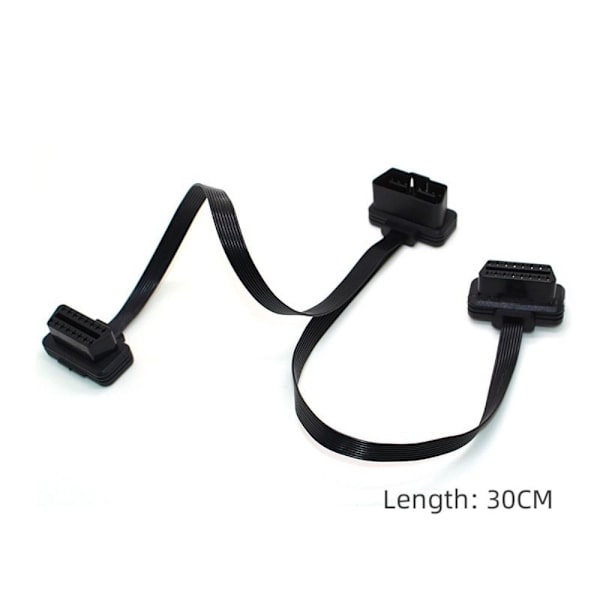 Bildiagnoseværktøj OBDII Extension Dual Connector Y Splitter