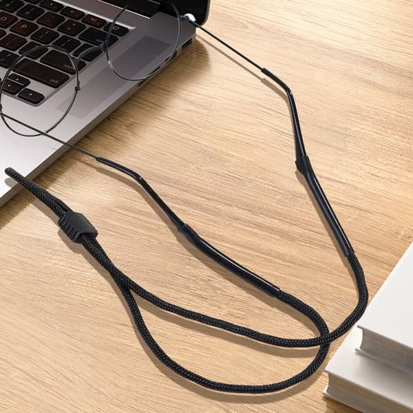3STK Solbriller Rope Solbriller Kæde LYS GRÅ Light Grey