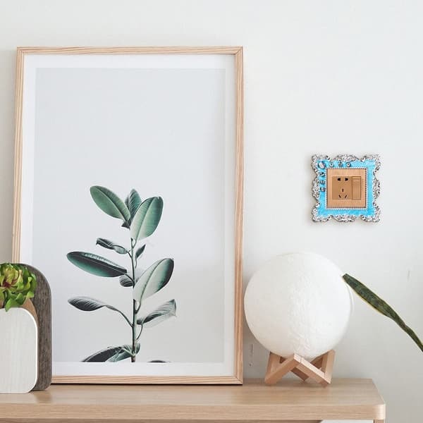 Single Light Switch Cover Sockel Surround Frame KAFFE coffee