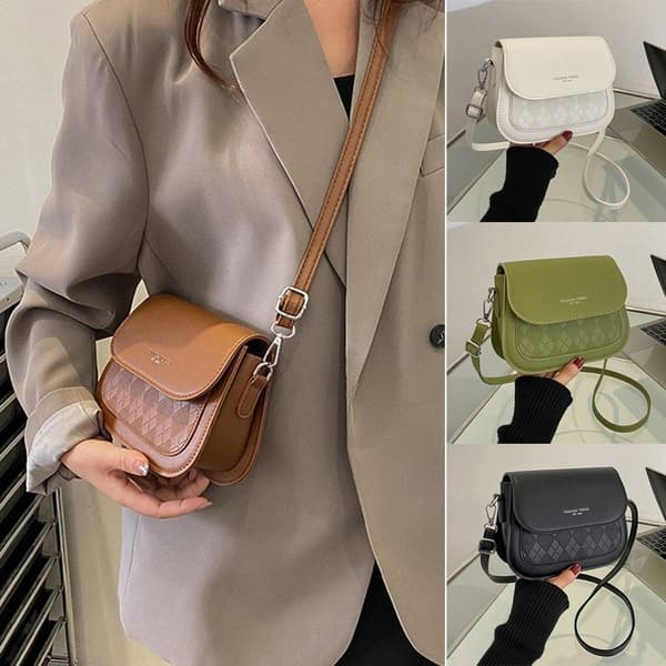 Messenger Axelväska Crossbody Väskor BRUN brown