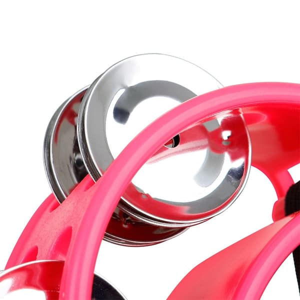 Foot Tambourine Percussion Instruments SORT Black