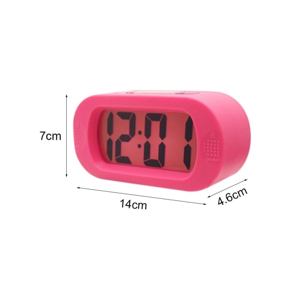 Alarm Snooze Klokke Elektronisk Klokke ROSA pink