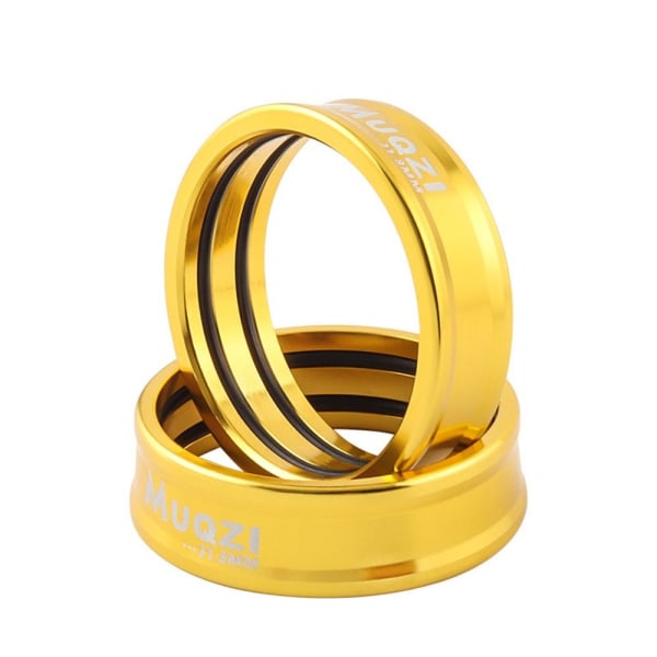 1 par Styr Låsering Lige Håndtag Limit-ring GULD 31,8MM Gold 31.8MM