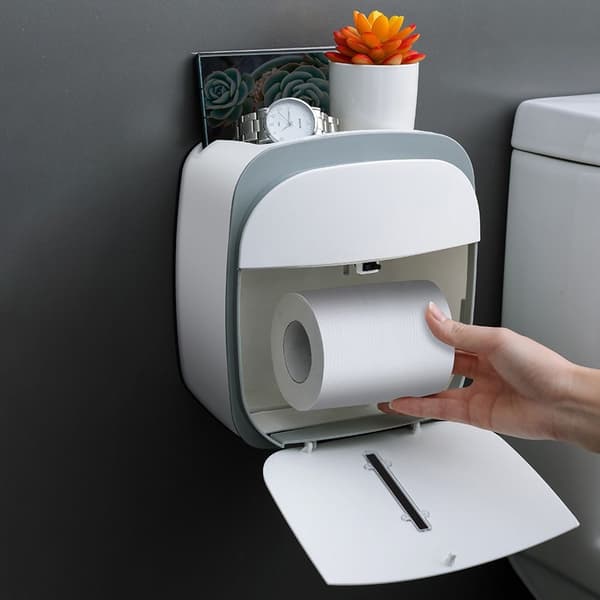 WC-paperihyllyn paperiteline HARMAA Grey
