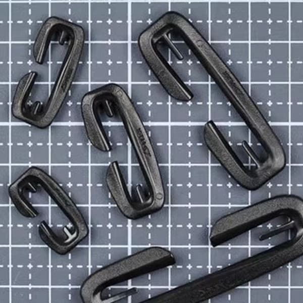 5 stk Molle Webbing Spenne Belteendeklips 38MM 38mm