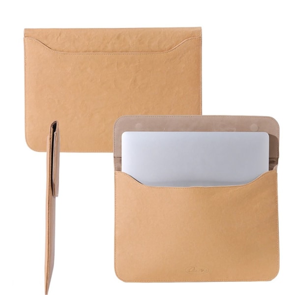 Kraft-paperilaukku kannettavalle tietokoneelle Ultrabook Sleeve HARMAA 12-13 TUUM Grey 12-13 inch