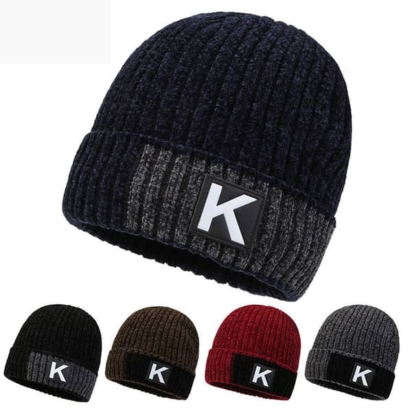 Strikkeluer Vinterluer MARINEBLÅ navy blue