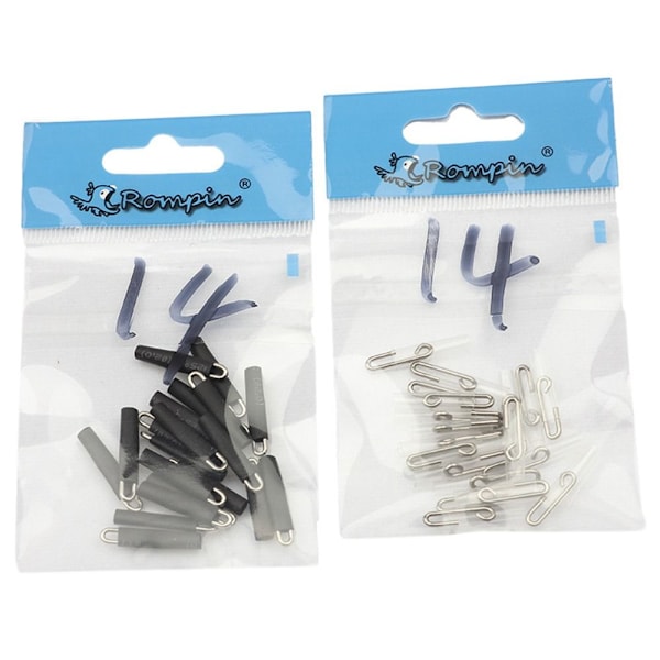 40st Lure Fishing Connector Snabbfiske Snaps TRANSPARANT transparent
