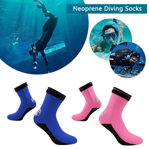 Neopren dykstrumpor Simstrumpor BLUE M blue M