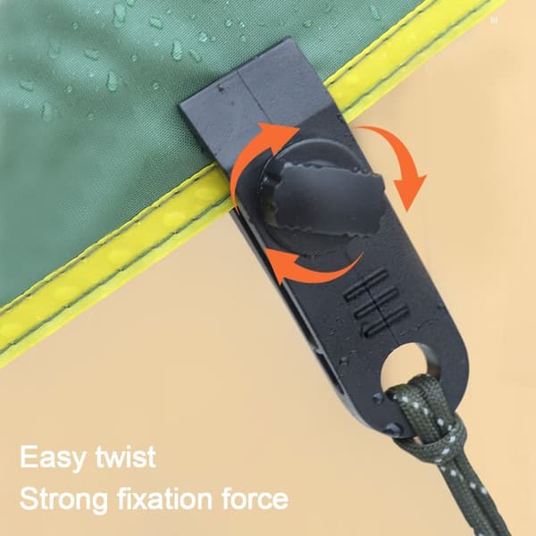 2 stk/2 sæt Tarp Clips Vindtæt Clip Hook 5 5 5