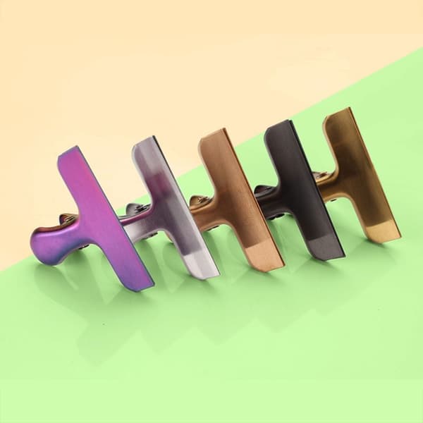 2kpl Guitar Fixed Clips Kirjapaperiteline GOLD L gold L