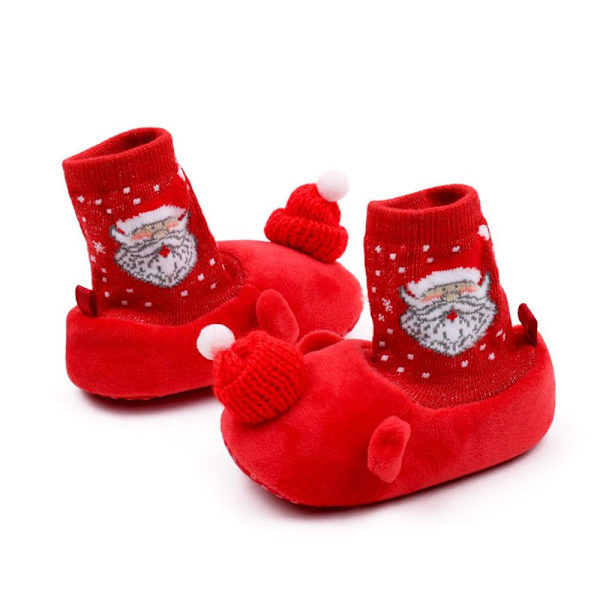 Joulukengät vastasyntyneen baby kengät PUNAINEN 12cm Red 12cm