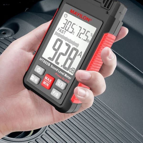 Decibel Meter Digital lydniveaumåler SPL Meter