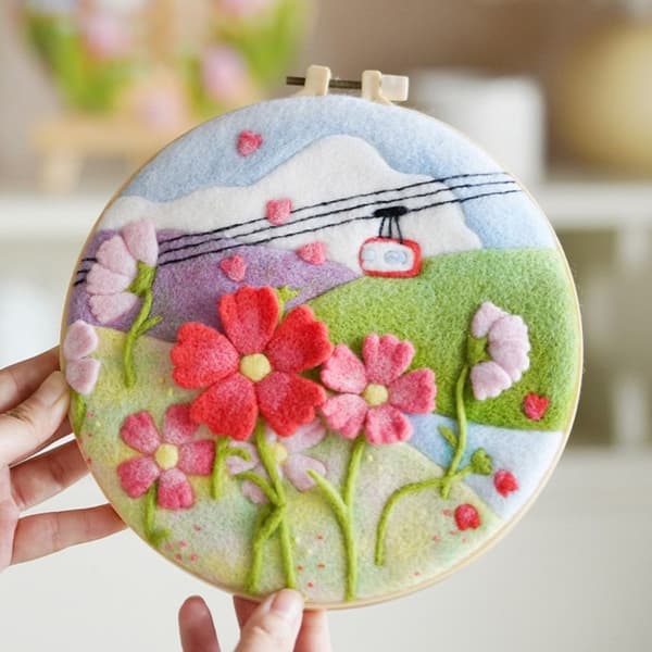 20*20 cm Boligindretning Blomster Billede 2 2 2