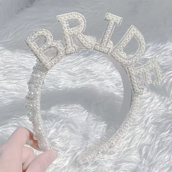 Pearl Headband Bride -hiusnauhat 2 2 2