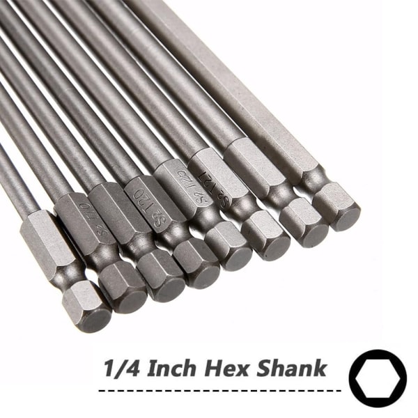 8 stk Torx-hodeskrutrekkerbitsett Magnetisk sabotasje