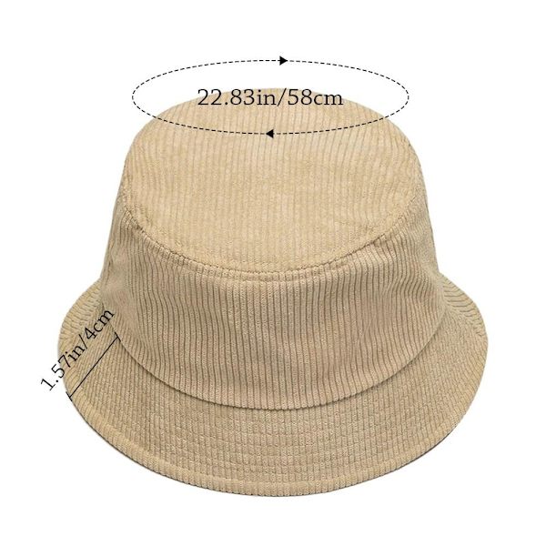 Bucket Hat Fisherman Cap KHAKI Khaki