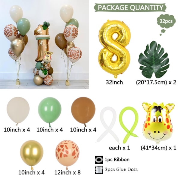 32 kpl set Set 8 8 8