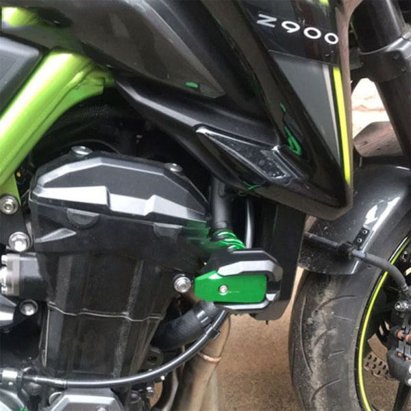 Motorsykkel Fallbeskyttelsesramme Motorsykkel Anti-fall Lim green