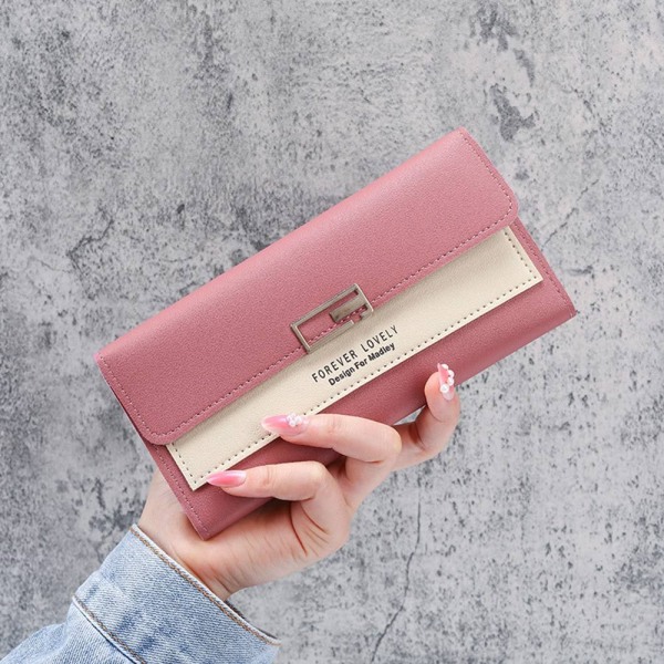 Lang pung pengetaske MØRK PINK dark pink
