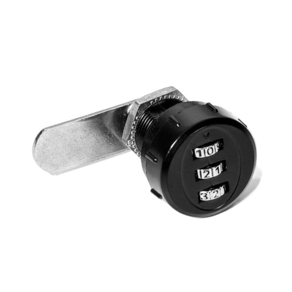 Passordlås Kombinasjonslås SVART 30MM black 30mm