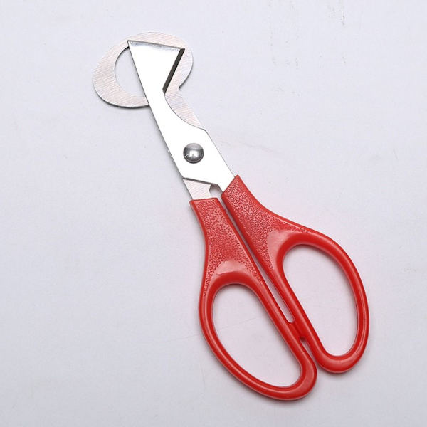 2kpl Viiriäismuna Sakset Egg Topper Cutter PUNAINEN Red