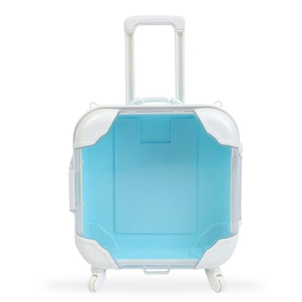 Dockvagn Trunk Miniatyr Bagage BLÅ TRANSPARENT blue transparent-transparent