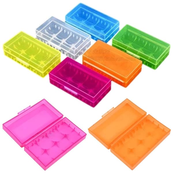 2 Case Batterihållare Förvaring 2PCS 2PCS 2pcs