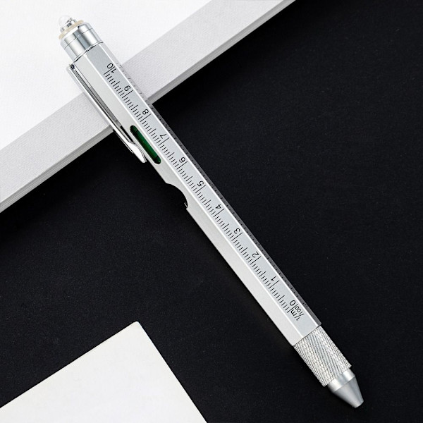 Multifunksjon Penn Kapasitiv Pen SORT Black