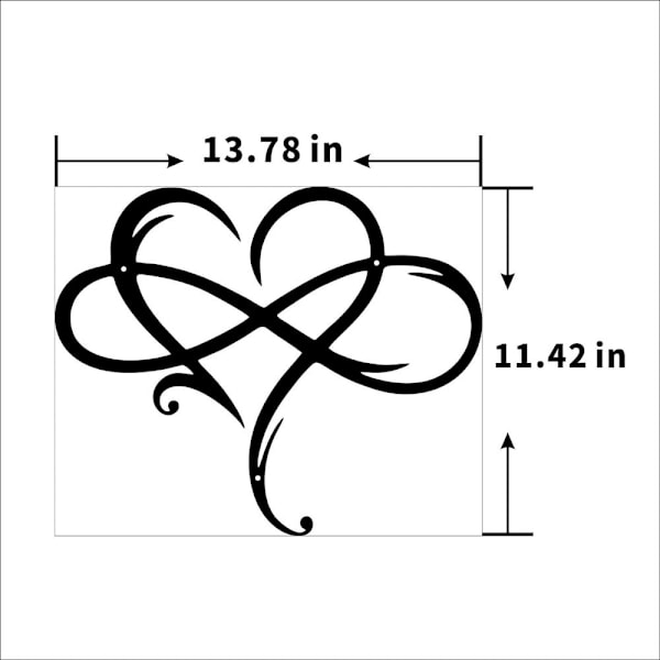 Creative Love Metal Seinäkoristelu Love Room Riipus