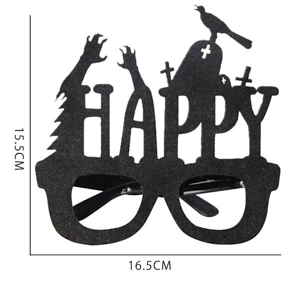 3/12 stk Halloween briller Morsomme gresskar briller D-3 STK D-3 STK D-3Pcs