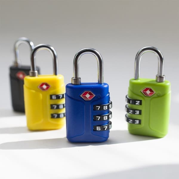 3-siffrigt kombinationslås Customs Password Lock BLÅT Blue