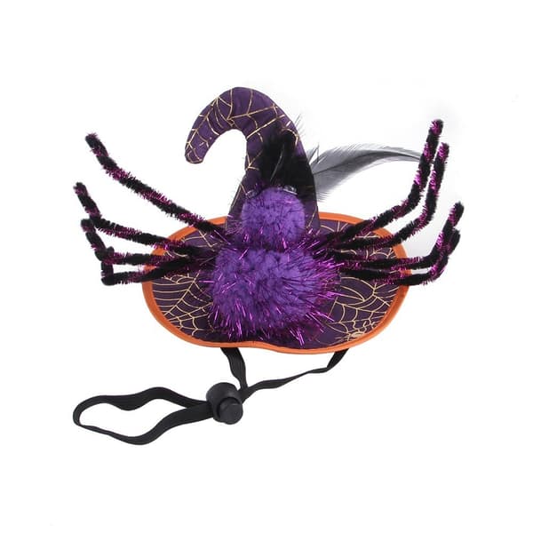 Pet Hodeplagg Halloween Hat LILLA Purple