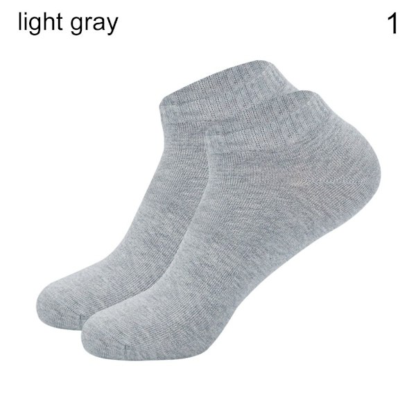 Bomullssokk Dame- og Herresokker LYSGRÅ 1 1 light gray 1-1