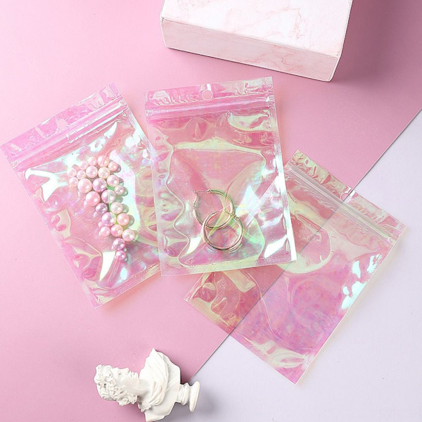 100st självförslutande påsar förpackningspåse 8CMX13CM 8cmx13cm