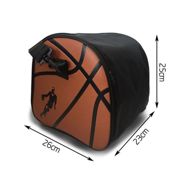 Basketball Opbevaringstaske Basketball Pouch Skuldertasker 26x23x25cm