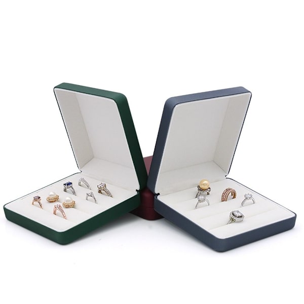 Ring Oppbevaringsbokser Reise Ring Holder Case Box A A A