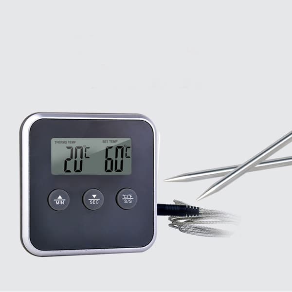 Matlagningstermometer Mattemperatur VIT white