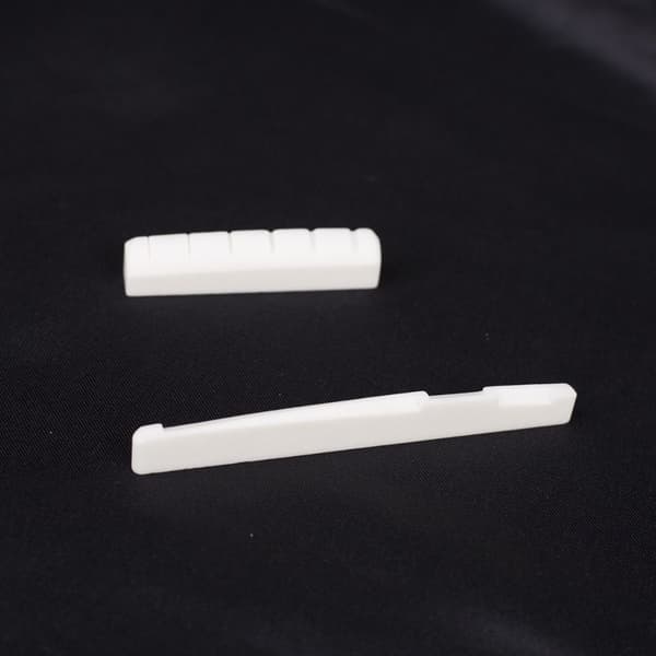 2Sett(4STK) Gitar Bone Nut Gitarer Saddle String Pute