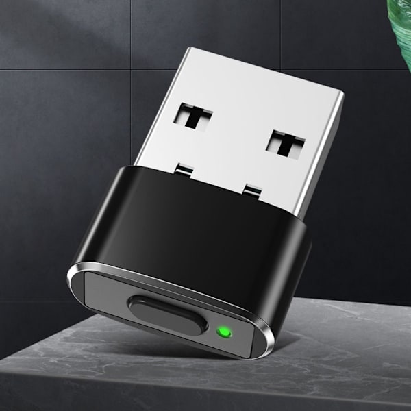 USB Mouse Jiggler Mouse Mover SILVER Silver
