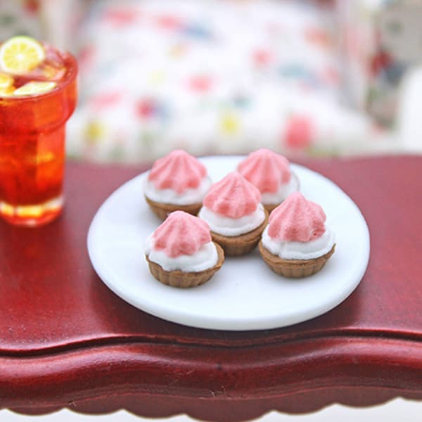 Dukkehus Dessertstativ Dim Sum-fat CUPCAKE CUPCAKE cupcake