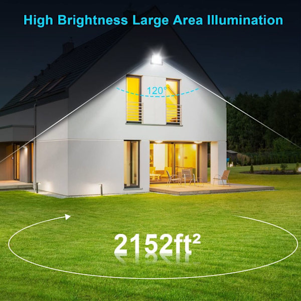 LED-valonheitin ulkovalo COOL WHITE 50W 50W Cool White 50W-50W