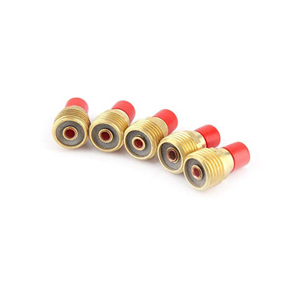 5 stk Flow Guide med Mesh Gas Lens Collet Body Argon Arc