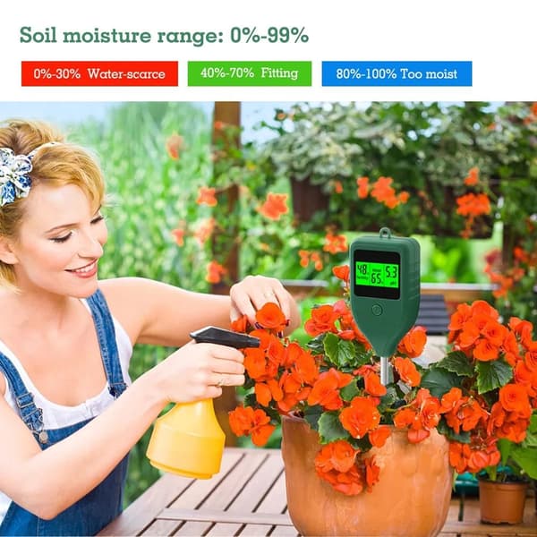 Maaperän testaaja PH Meter Maaperän hedelmällisyyden testaaja
