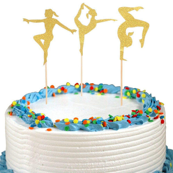 24 kpl Cupcake Topper Cake Top Flag kakun koristelu