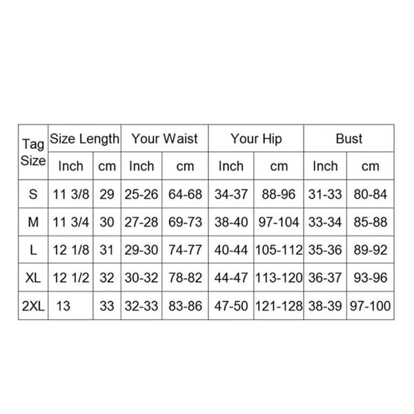 Bodysuit Shapewear Slankende Undertøj SORT L black L